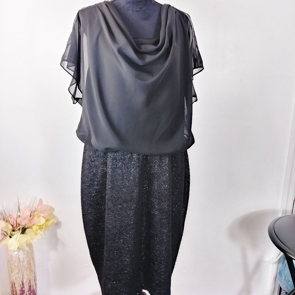 London Times black dress size 18W
